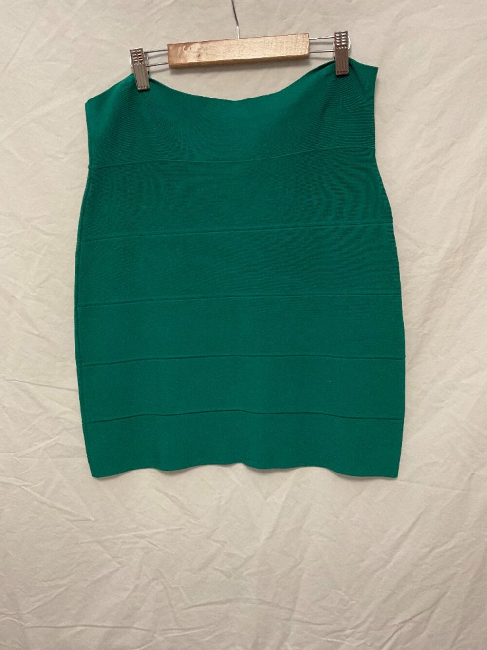 BCBGMaxAzria Emerald Green Bandage Pencil Skirt Size M